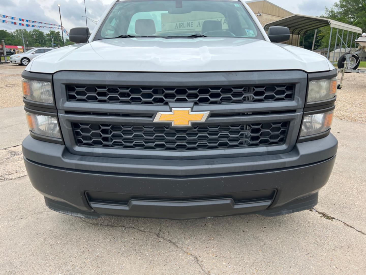 2015 White /Gray Chevrolet Silverado 1500 (1GCNCPEC9FZ) with an 5.3L V8 engine, Automatic transmission, located at 4520 Airline Hwy, Baton Rouge, LA, 70805, (225) 357-1497, 30.509325, -91.145432 - 2015 Chevy Silverado 1500 Reg Cab 8Ft Bed ****One Owner & No Accidents**** 5.3 V8 Gas, 88K Miles, Power Locks , Cold A/C, Tow Pkg. FOR INFO PLEASE CONTACT JEFF AT 225 357-1497 CHECK OUT OUR A+ RATING WITH THE BETTER BUSINESS BUREAU WE HAVE BEEN A FAMILY OWNED AND OPERATED BUSINESS AT THE SAME LOCA - Photo#2